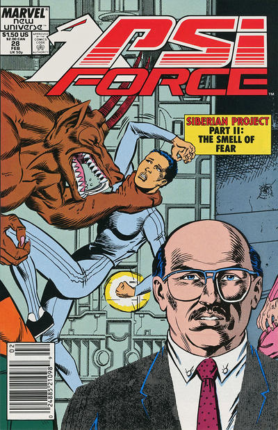 Cover for Psi-Force (Marvel, 1986 series) #28
