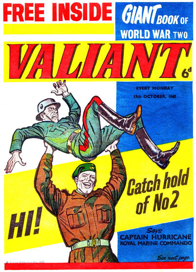 Cover for Valiant (IPC, 1962 series) #13 October 1962 [2]