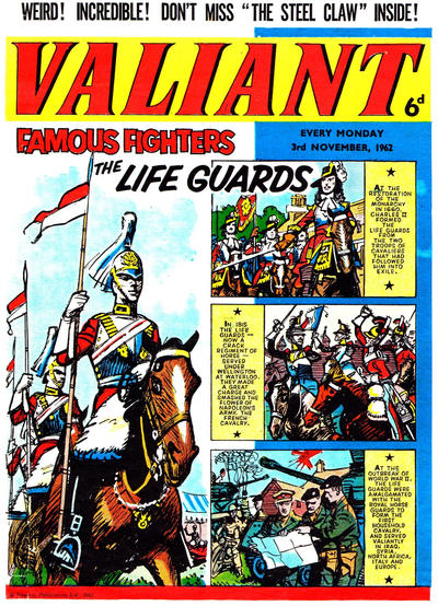 Cover for Valiant (IPC, 1962 series) #3 November 1962 [5]