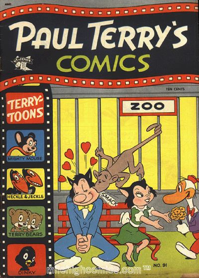 Cover for Paul Terry's Comics (St. John, 1951 series) #91