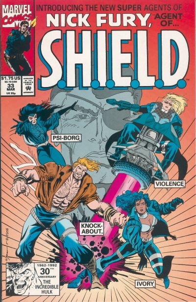 Cover for Nick Fury, Agent of S.H.I.E.L.D. (Marvel, 1989 series) #33