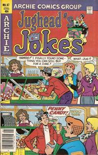 Cover Thumbnail for Jughead's Jokes (Archie, 1967 series) #67