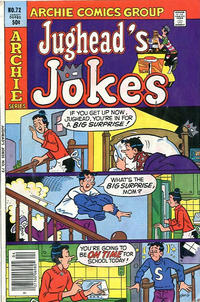 Cover Thumbnail for Jughead's Jokes (Archie, 1967 series) #72