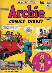 Cover for Archie Comics Digest (Archie, 1973 series) #1