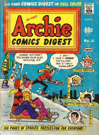 Cover for Archie Comics Digest (Archie, 1973 series) #11