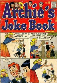 Cover Thumbnail for Archie's Joke Book Magazine (Archie, 1953 series) #16