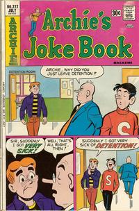 Cover Thumbnail for Archie's Joke Book Magazine (Archie, 1953 series) #222