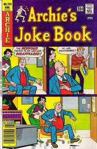 Cover for Archie's Joke Book Magazine (Archie, 1953 series) #235