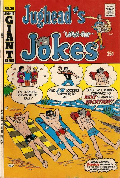 Cover for Jughead's Jokes (Archie, 1967 series) #30