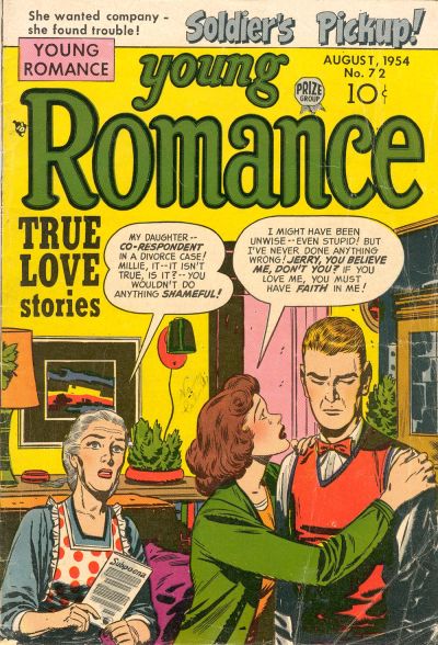 Cover for Young Romance (Prize, 1947 series) #v7#12 (72)