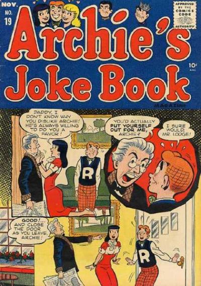 Cover for Archie's Joke Book Magazine (Archie, 1953 series) #19