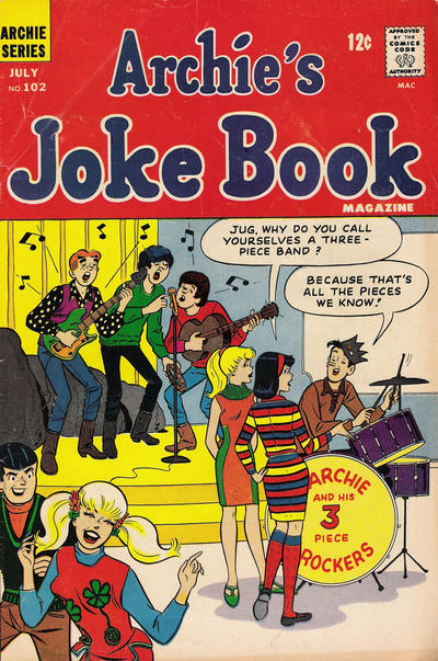 Cover for Archie's Joke Book Magazine (Archie, 1953 series) #102