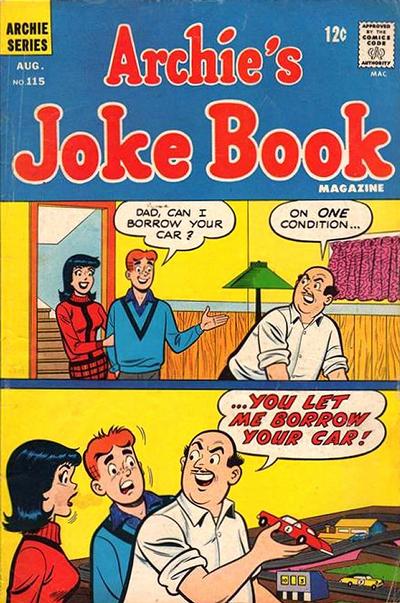 Cover for Archie's Joke Book Magazine (Archie, 1953 series) #115