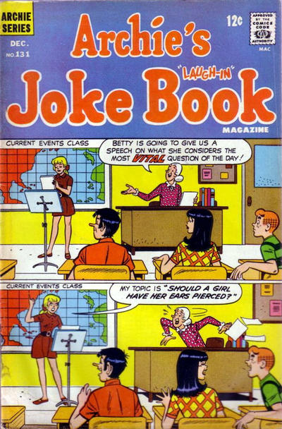 Cover for Archie's Joke Book Magazine (Archie, 1953 series) #131