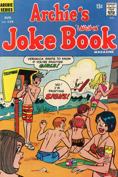 Cover for Archie's Joke Book Magazine (Archie, 1953 series) #139