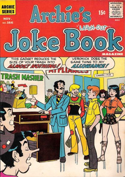 Cover for Archie's Joke Book Magazine (Archie, 1953 series) #166