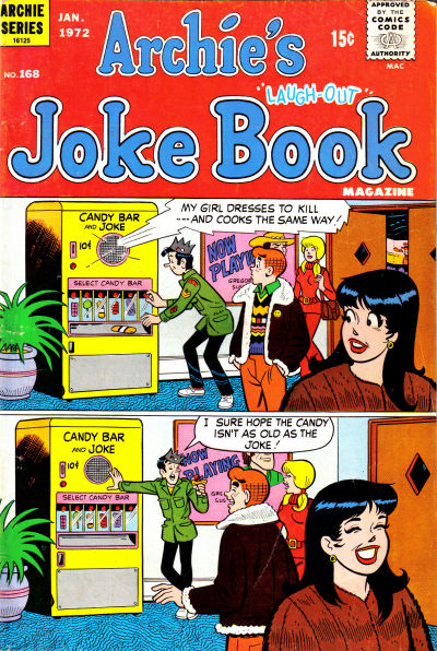 Cover for Archie's Joke Book Magazine (Archie, 1953 series) #168