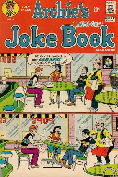 Cover for Archie's Joke Book Magazine (Archie, 1953 series) #186
