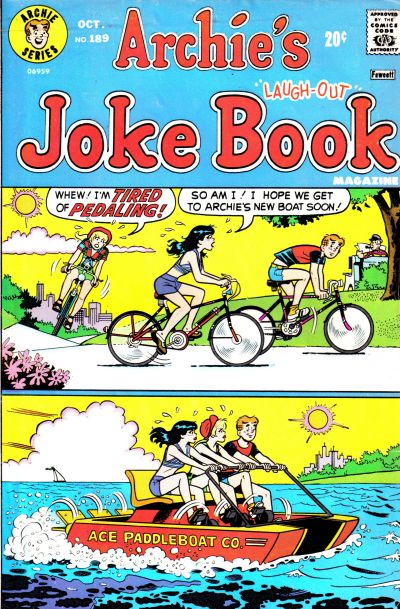 Cover for Archie's Joke Book Magazine (Archie, 1953 series) #189