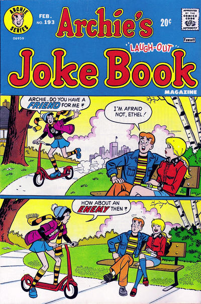 Cover for Archie's Joke Book Magazine (Archie, 1953 series) #193