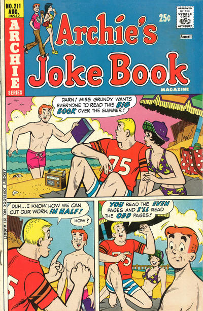 Cover for Archie's Joke Book Magazine (Archie, 1953 series) #211