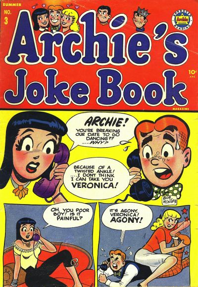 Cover for Archie's Joke Book Magazine (Archie, 1953 series) #3