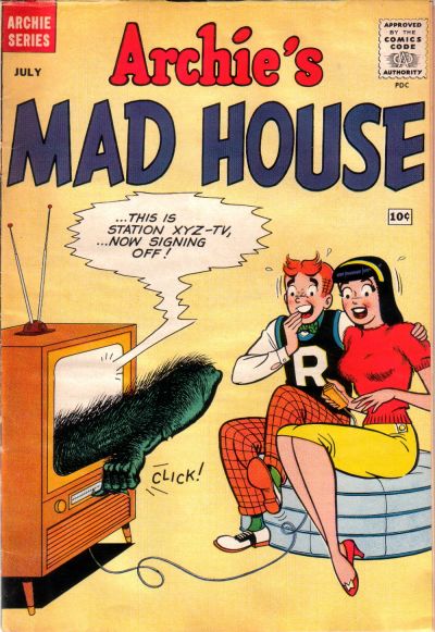 Cover for Archie's Madhouse (Archie, 1959 series) #6