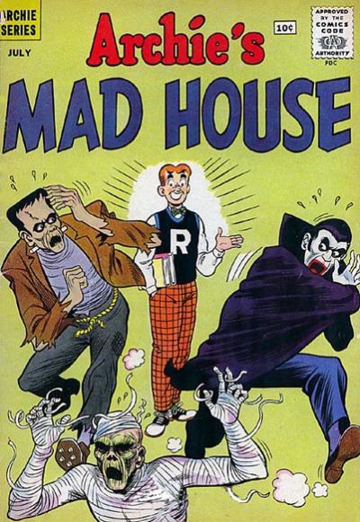 Cover for Archie's Madhouse (Archie, 1959 series) #13