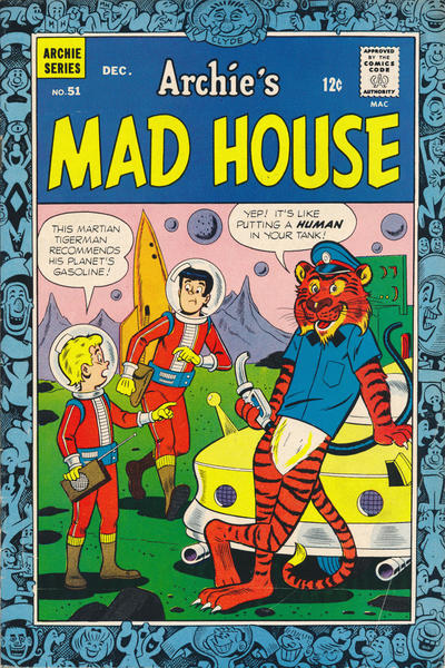 Cover for Archie's Madhouse (Archie, 1959 series) #51