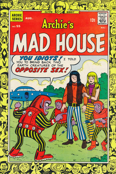 Cover for Archie's Madhouse (Archie, 1959 series) #55