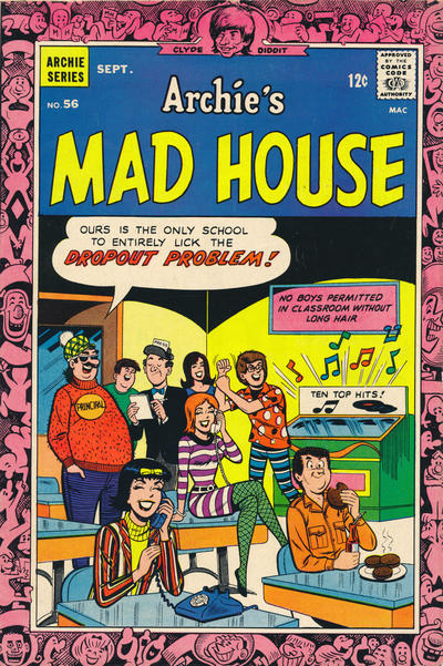 Cover for Archie's Madhouse (Archie, 1959 series) #56
