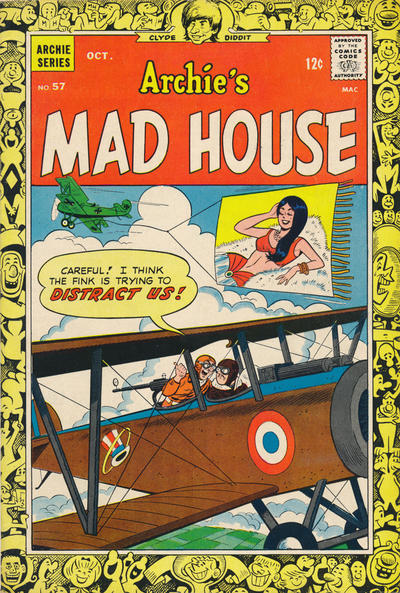 Cover for Archie's Madhouse (Archie, 1959 series) #57