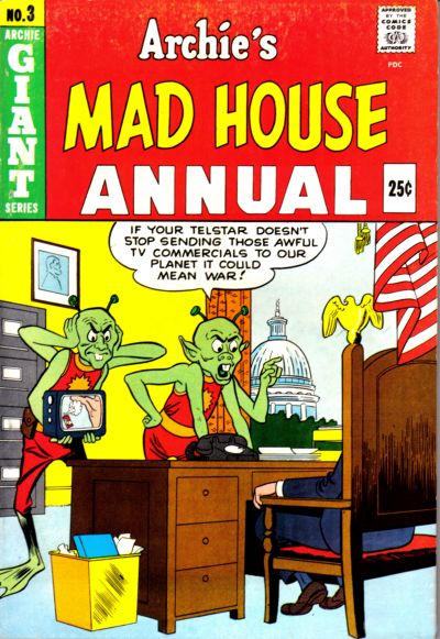 Cover for Archie's Madhouse Annual (Archie, 1962 series) #3