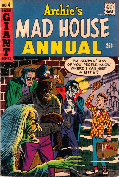 Cover for Archie's Madhouse Annual (Archie, 1962 series) #4