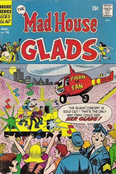 Cover for The Mad House Glads (Archie, 1970 series) #74