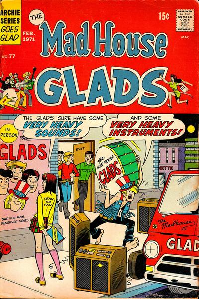 Cover for The Mad House Glads (Archie, 1970 series) #77