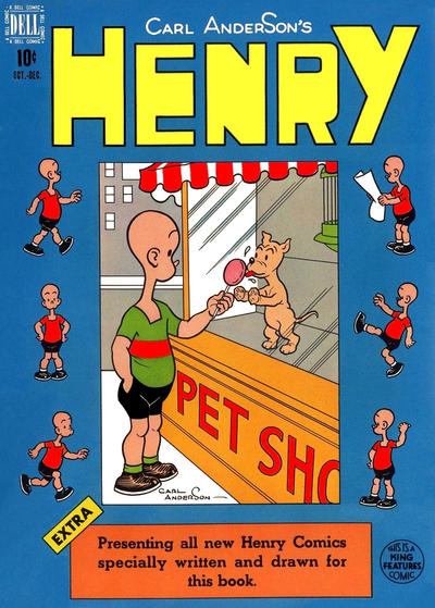 Cover for Carl Anderson's Henry (Dell, 1948 series) #4