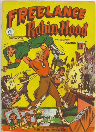 Cover for Freelance Robin Hood and Company Comics (Anglo-American Publishing Company Limited, 1945 series) #28