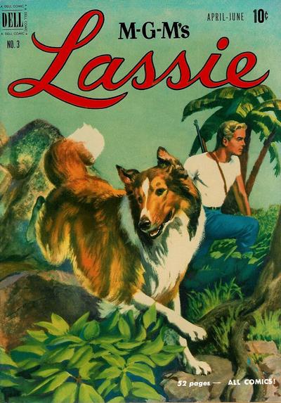 Cover for M-G-M's Lassie (Dell, 1950 series) #3