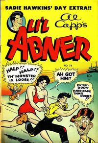 Cover for Al Capp's Li'l Abner (Toby, 1949 series) #74
