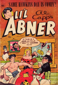 Cover Thumbnail for Al Capp's Li'l Abner (Toby, 1949 series) #91