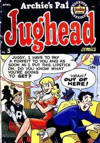 Cover Thumbnail for Archie's Pal Jughead (Archie, 1949 series) #5