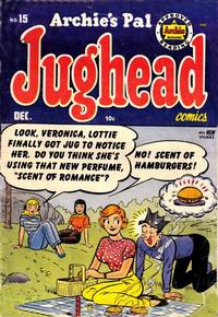 Cover Thumbnail for Archie's Pal Jughead (Archie, 1949 series) #15