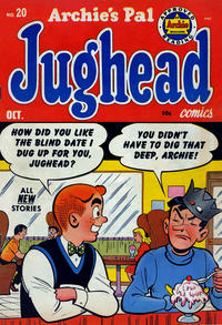 Cover for Archie's Pal Jughead (Archie, 1949 series) #20