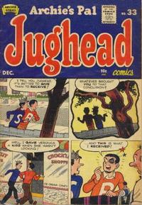 Cover for Archie's Pal Jughead (Archie, 1949 series) #33