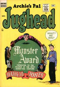 Cover for Archie's Pal Jughead (Archie, 1949 series) #78