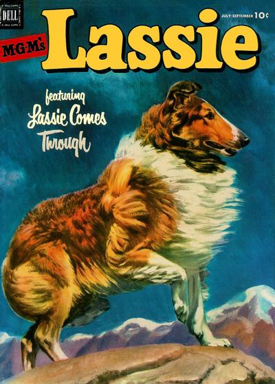 Cover for M-G-M's Lassie (Dell, 1950 series) #8