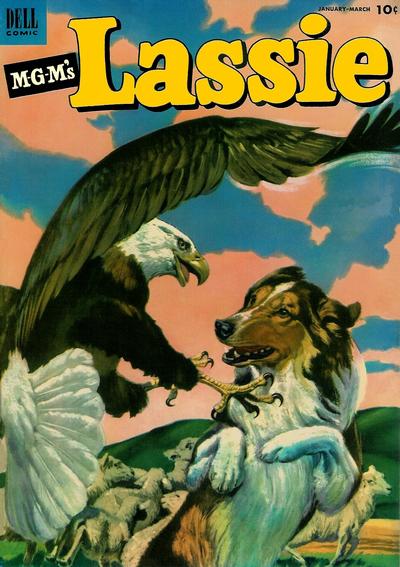 Cover for M-G-M's Lassie (Dell, 1950 series) #10