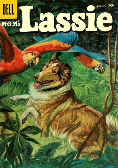 Cover for M-G-M's Lassie (Dell, 1950 series) #32