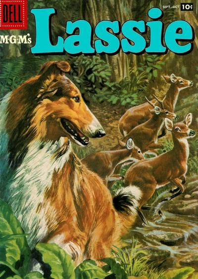 Cover for M-G-M's Lassie (Dell, 1950 series) #36